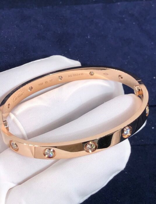 Bracelet Love en or rose 18 carats