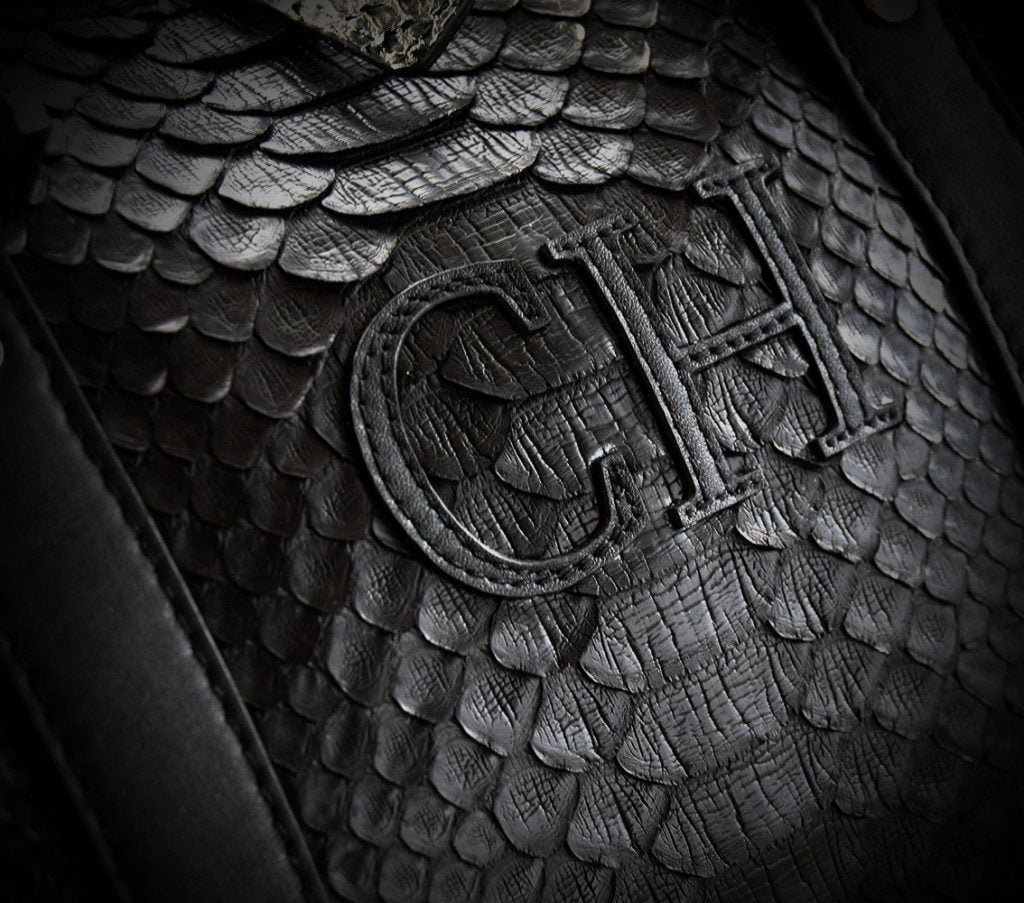 Python duffle bag initials ch