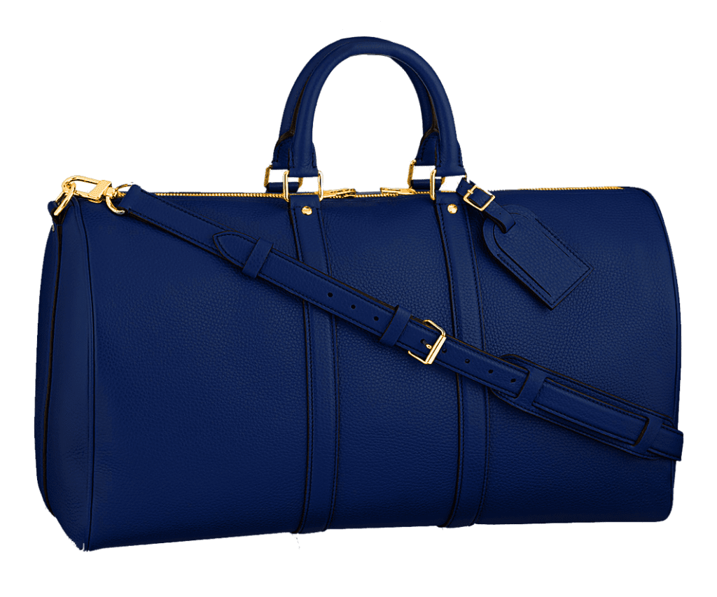 Duffle bag calfsleather dark blue oj exclusive
