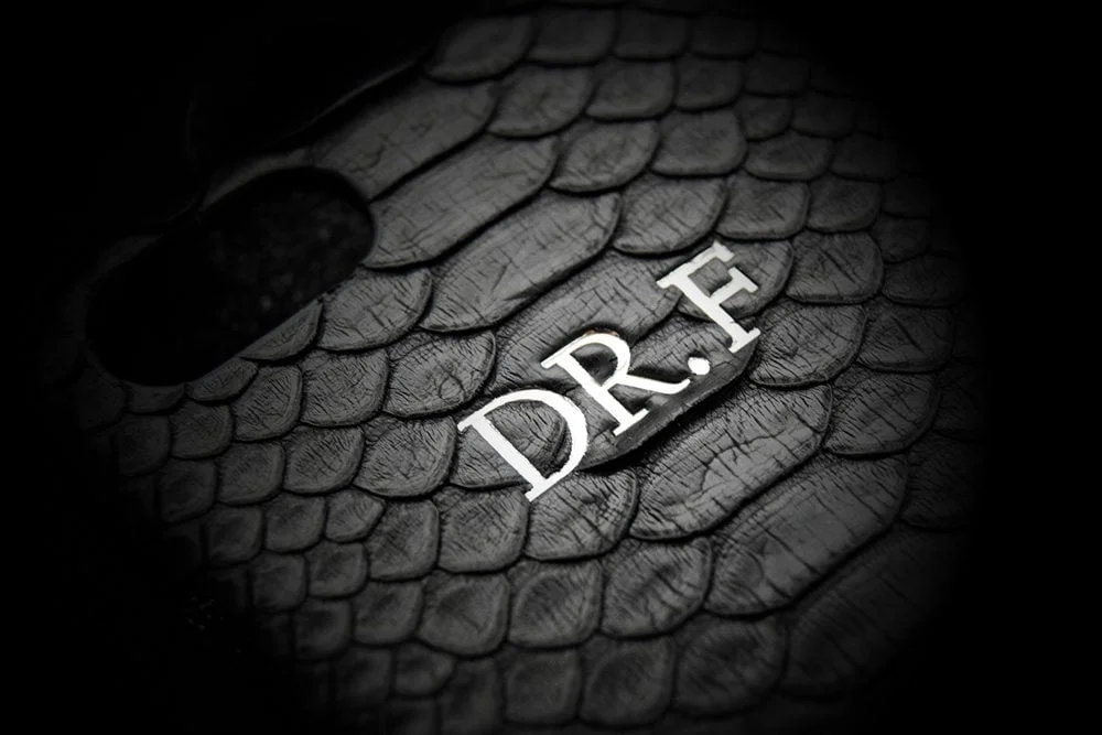 Black python case initials