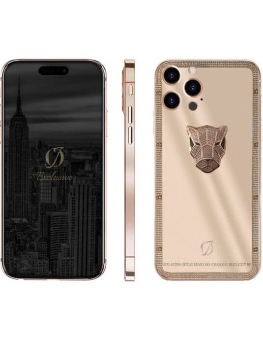 24K ROSE GOLD CARTIER EDITION IPHONE 15 PRO MAX