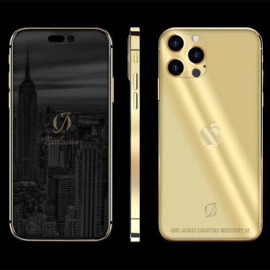 custom-Iphone-14-pro-24k gold