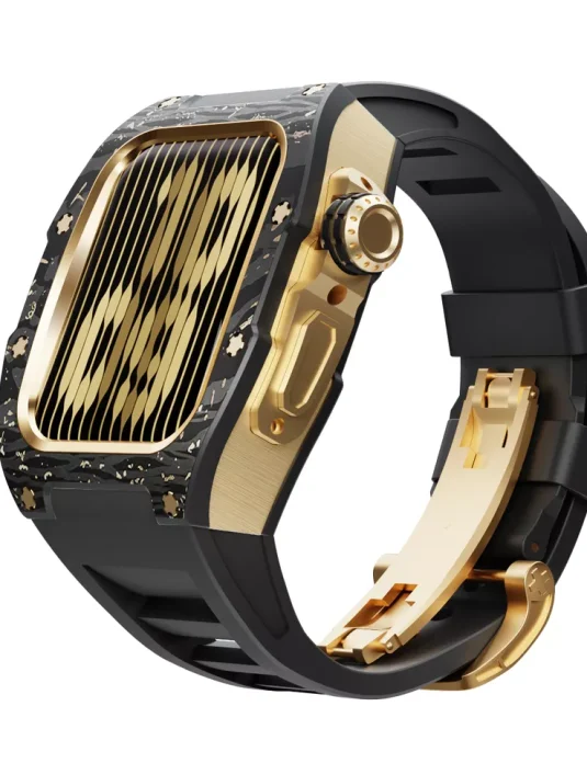 24k gold apple watch ultra 49mm case carbon gold