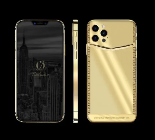 24k gold iphone 12 pro vanquish