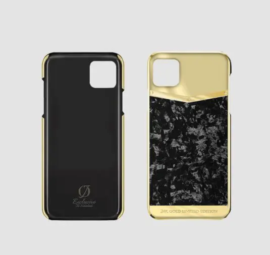24k gold iphone case 14 pro max vanquish carbon