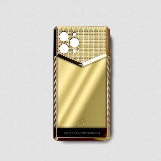 24k gold metal iphone case 14 pro