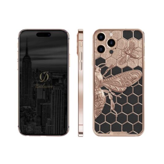 24k rose gold iphone 15 pro max butterfly edition