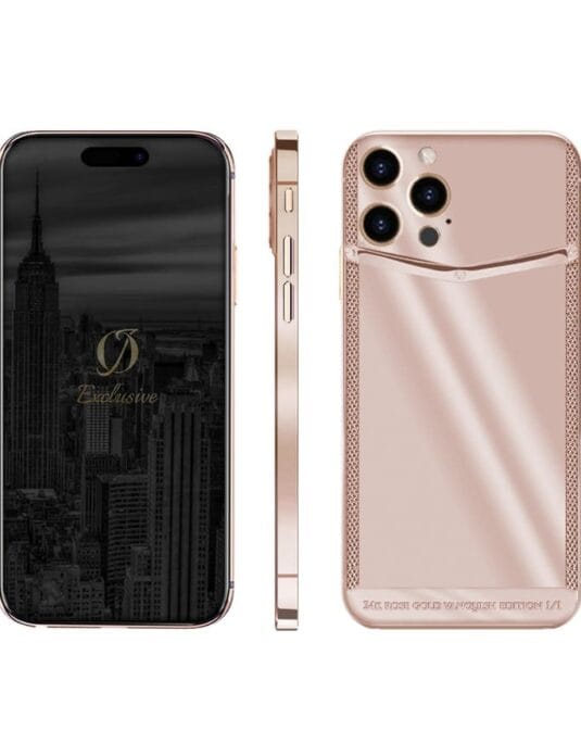 24k rose gold iphone 16 pro max clou de paris