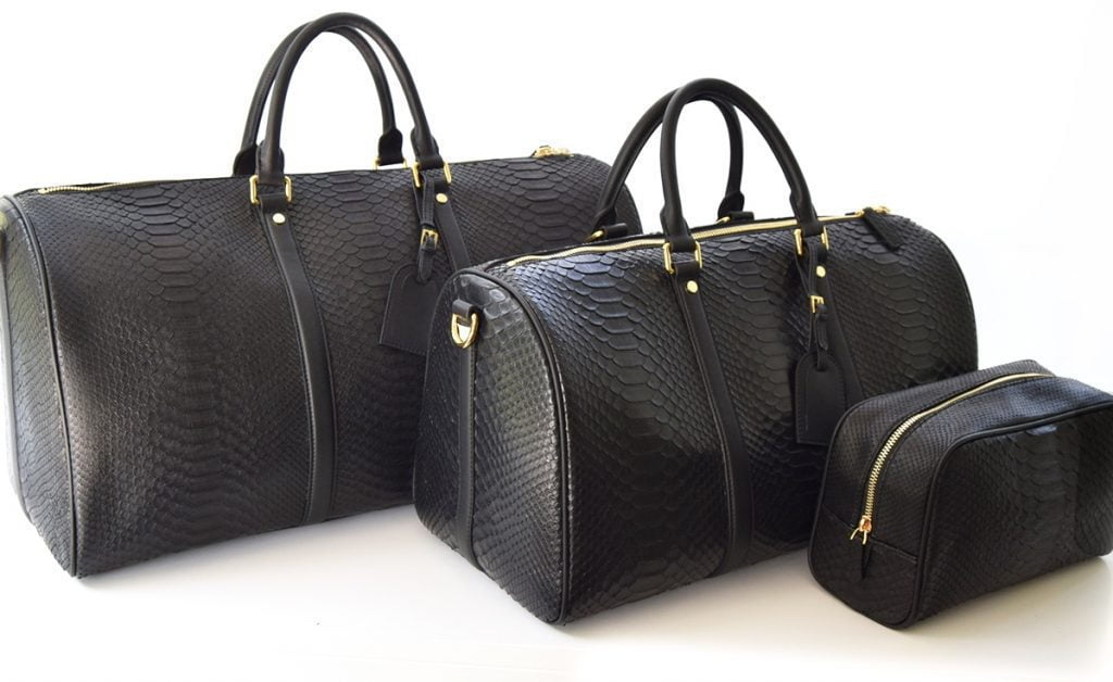 Bespoke python duffle set1