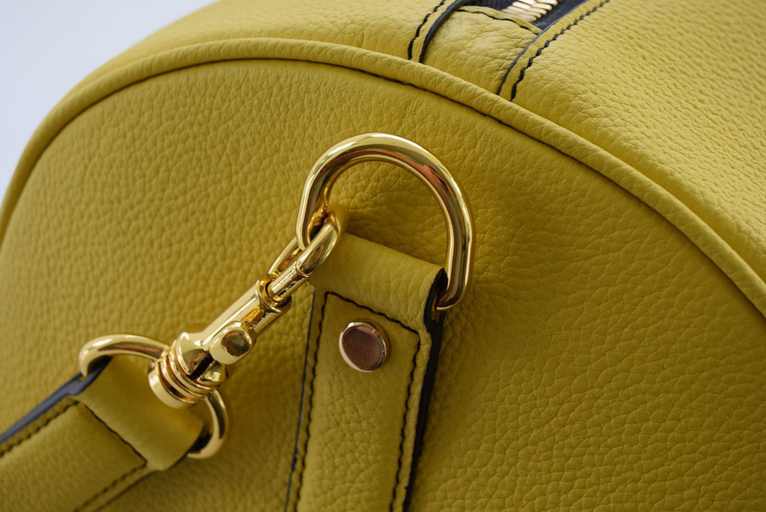 Bespoke-yellow-togo-leather-duffle-bag-oj-exclusive