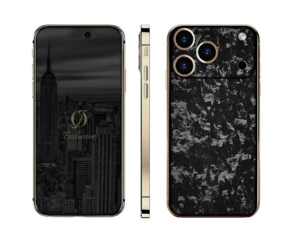Carbon 24K Rose Gold iPhone 17 Pro Max