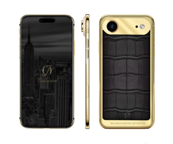 Crocodile 24K Gold Iphone Air