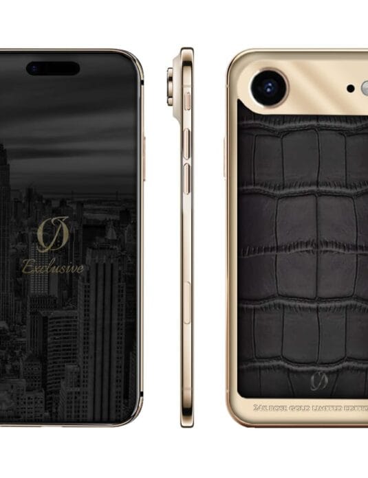 Crocodile 24K Rose Gold Iphone Air