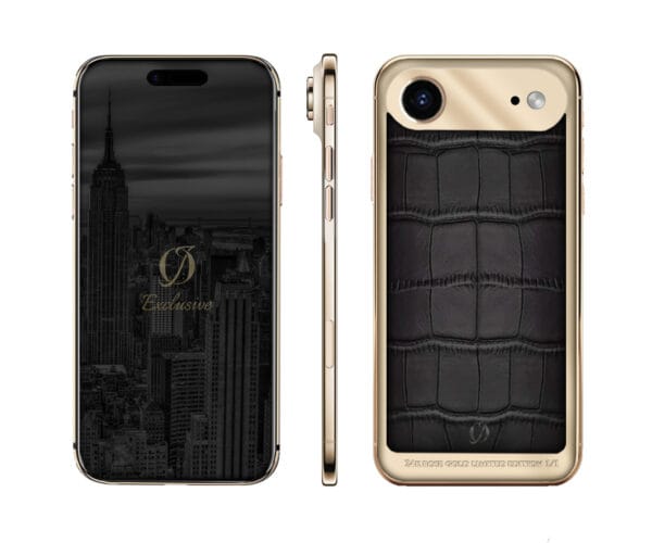 Crocodile 24K Rose Gold Iphone Air
