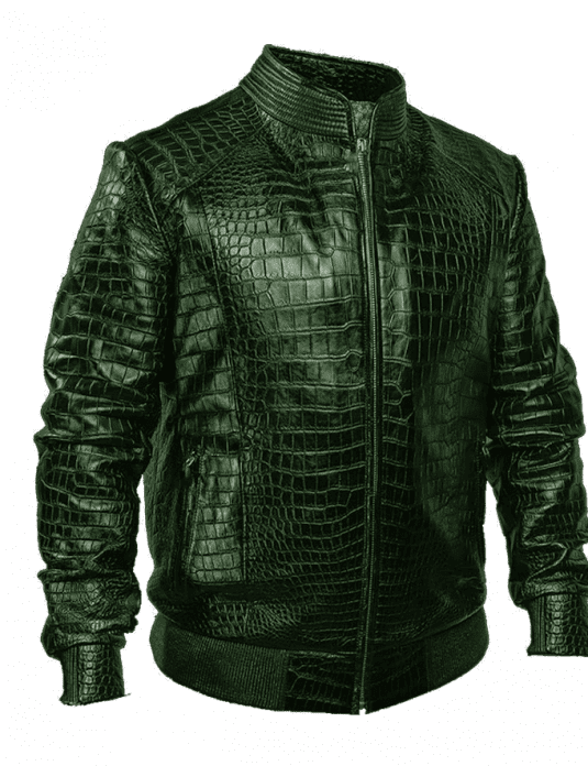 جاكيت تمساح أصلي أخضر 1 1