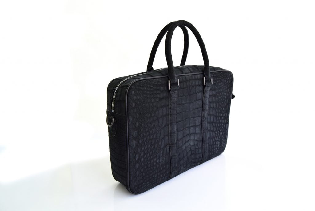 حقيبة يد من جلد التمساح الأصلي 23