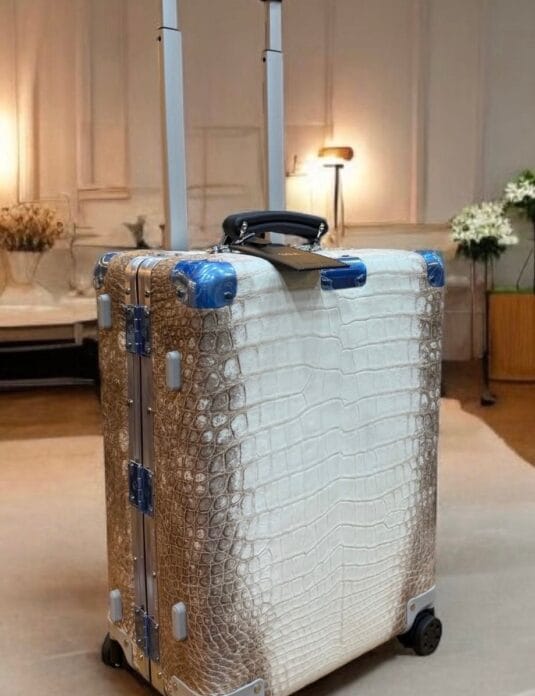 Himalayan Crocodile Custom Rimowa Luggage