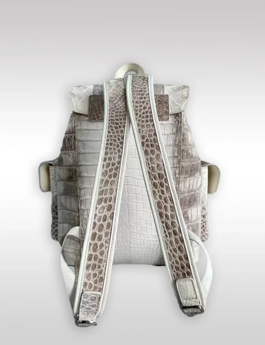 Himalaya-Krokodil Christopher Rucksack Lederrücken