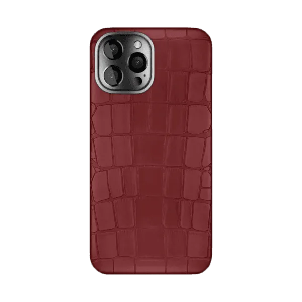 Red crocodile case iphone 14 pro