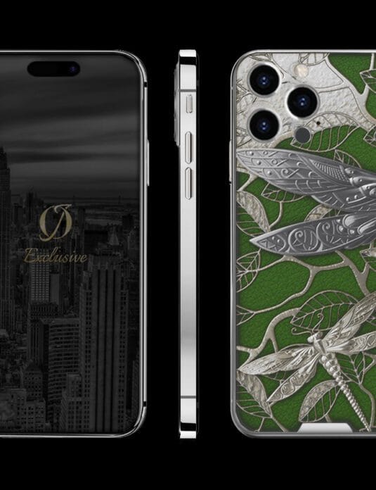 SILBER IPHONE 14 PRO MAX SCHMETTERLING