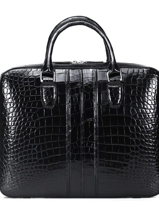 big briefcase crocodile leather2