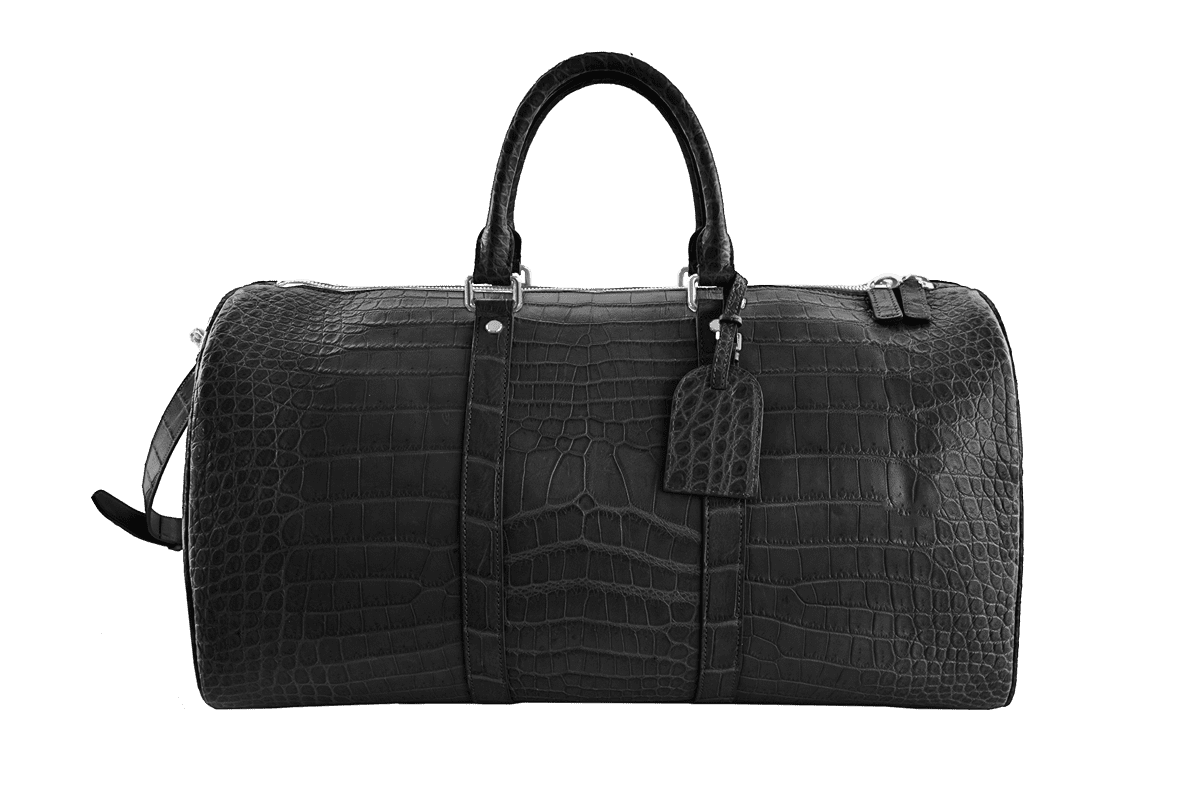 black-crocodile-duffle-bag-weekender-
