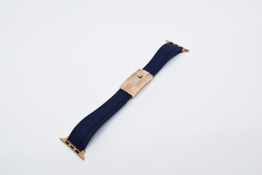 blue rolex apple watch band strap rose front