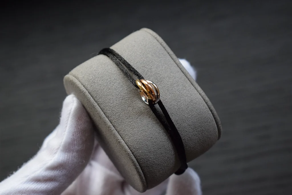 cord cartier bracelet trinity gold