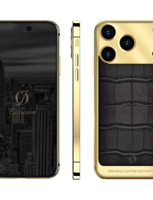 Crocodile 24K Gold Iphone 17 Pro Max
