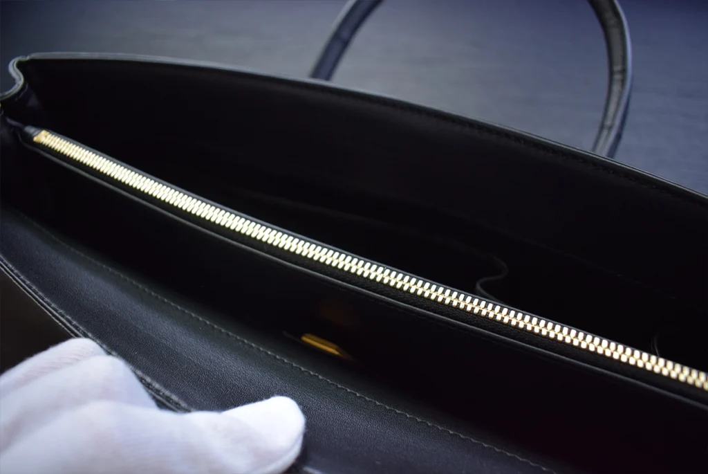 Krokodil Aktentasche SR Innenausstattung