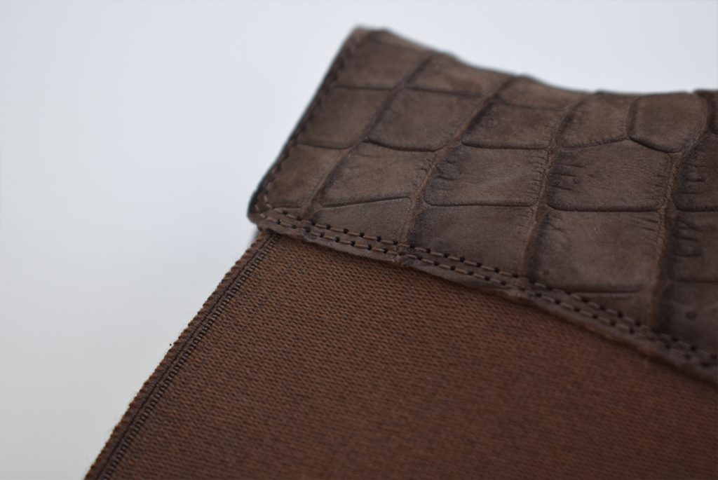 Zapatos de cocodrilo de cerca 1