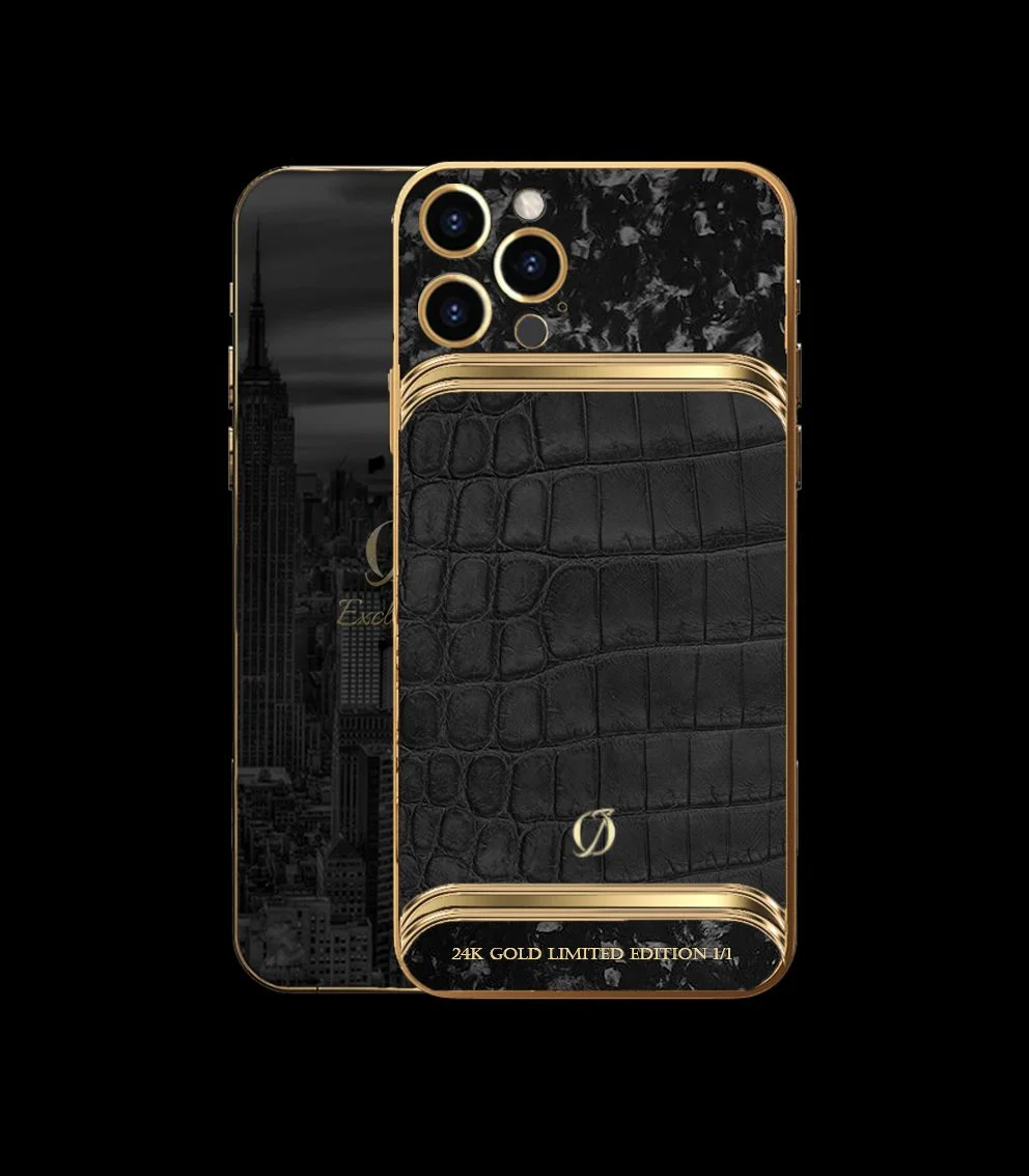 フィルム付き★iPhone14 Proゴールド本体 Custom iPhone 14 PRO - OJ Exclusive