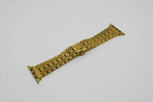 gold apple watch band ap style front 1