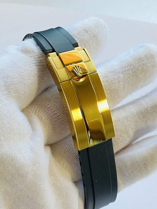 gold apple watch band rolex front 1
