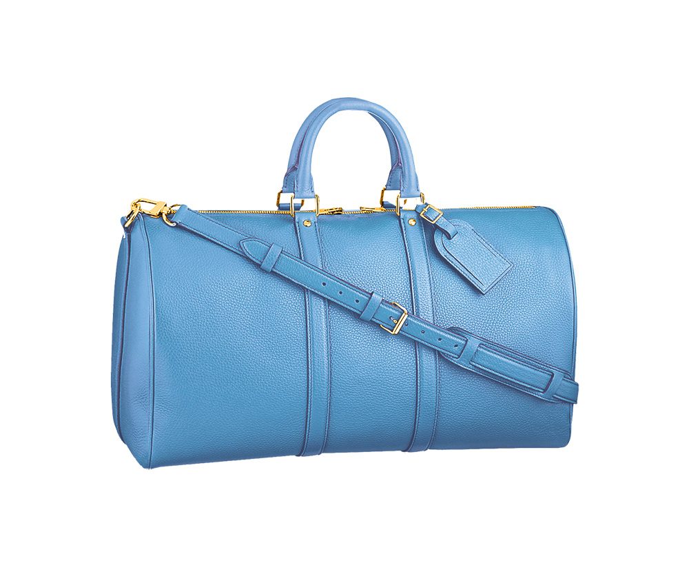 Light Blue Duffle Bag