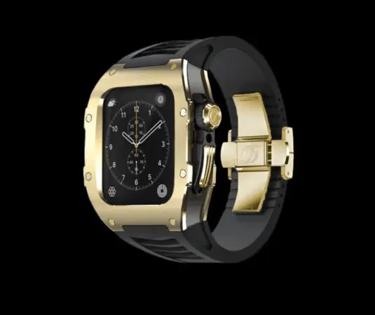 richard mille 24k gold apple watch case